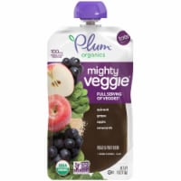 Plum Organics® Mighty Veggie® Spinach Grape Apple & Amaranth Tots Stage Pouch