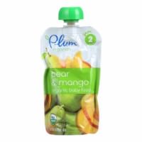 Plum® Organics Pear and Mango Stage 2 Baby Food Pouch