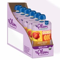Plum® Organics Peach Banana & Apricot Stage 2 Baby Food Pouches