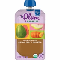 Plum® Organics Stage 2 Guava Pear & Pumpkin Baby Food Pouch