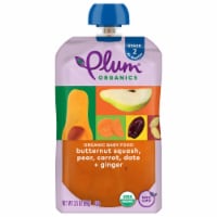 Plum® Organics Stage 2 Baby Food- Butternut/Squash/Pear/Carrot/Date/Ginger