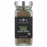 Organic Ground Pepper - 2.2 oz French Jar - 5439