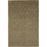 Due Process Stable Trading Nouveau Honeycomb Olive Area Rug, 12 x 15 ft.