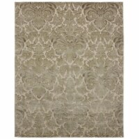 Due Process Stable Trading WMA Michelangelo Parchment Area Rug, 10 x 14 ft.