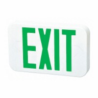 Fulham Firehorse Exit Sign,LED,Green Letter7-1/4 in. H FHEX20WGEM
