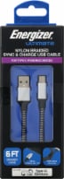 Energizer® Nylon Braided USB-C Charger Cable