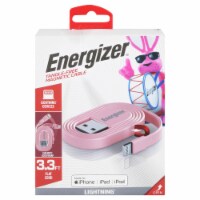 Energizer® Tangle Free Magnetic Lightning® Cable - Pink