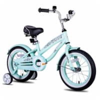 Joystar Kids Toddler Bike Bicycle with Training Wheels for Ages 3-5, Mint Green