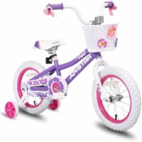 Joystar Petal 12 Inch Kids Toddler Bike Bicycle w/ Training Wheels, Ages 2 to 4