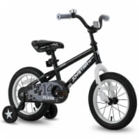Joystar Pluto 14 Inch Ages 3 to 5 Kids Boys BMX Bike with Training Wheels, Black