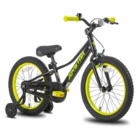 JOYSTAR NEO BMX Kids Bike for Boys Ages 7+ with Training Wheels, 20 , Black