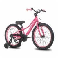 Joystar NEO BMX Kids Bike for Boys Ages 7 to 13 with Training Wheels, 20 , Pink