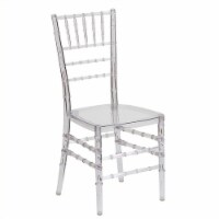 Flash Furniture Flash Elegance Stacking Chiavari Chair In Crystal Ice