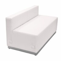 Flash Furniture Alon Loveseat ZB803LSWH LeatherSoft Reception Set White