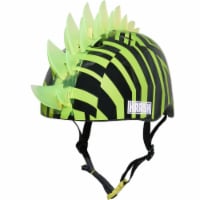 C-Preme Dazzle LED Fin Hawk Youth Bike Helmet - Green Perspective: Main