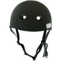 C-preme Youth-Mens Krash Helmet With Speaker - Black Perspective: Main