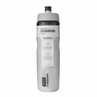 BlenderBottle® Hydration Halex Bottle - Gray / White Perspective: Main