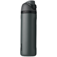 Owala Twist Water Bottle Stainless Steel, 24 Oz., Very Dark Black 