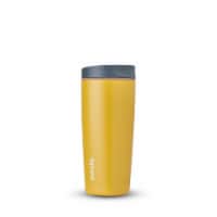 Owala® SmoothSip Slider Tumbler - Grey.Yellow Perspective: Main