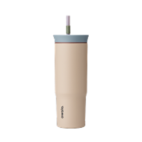 Owala 24 Ounce Travel Tumbler - Tan Perspective: Main