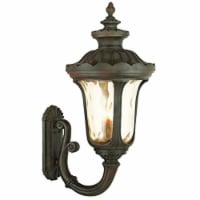 Livex 76701-58 17 in. 4 Light Candelabra Base Imperial Bronze Outdoor Wall Lantern