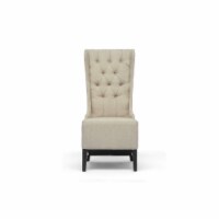 Vincent Tufted Accent Chair in Beige