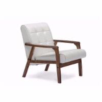 Baxton Studio Masterpieces Accent Chair in White