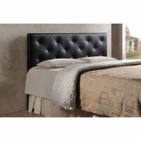 Baxton Studio Baltimore Faux Leather Tufted King Panel Headboard