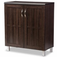 Baxton Studio Excel Sideboard in Dark Brown
