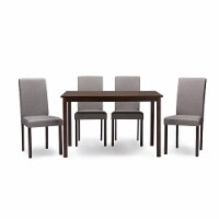 Baxton studio andrew 5 piece dining table set sale