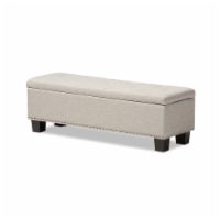 Hannah Storage Bench in Beige