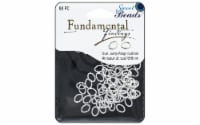 Sweet Beads Fund Find JRing Oval 8x6mm 88pc Slvr
