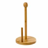 Honey Can Do Bamboo Paper Towel Holder - Brown Perspective: Main