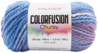 Premier Colorfusion Chunky Yarn-Cotton Candy