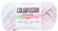 Premier Colorfusion Chunky Yarn-Salt Water Taffy