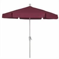 Fiberbuilt Home 7Gcrw-T-Burg Garden Umbrella 7.5 Ft - Burgundy