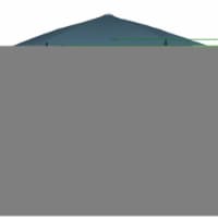 Fiberbuilt Home 7BPU-6R-WDO-TX-Teal 7.5 ft. Hex Beach Umbrella 6 Rib Push Up Natural Oak with
