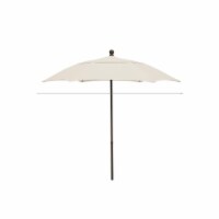 Fiberbuilt Home 7HPUCB-Natural 7.5 ft. Hex Patio Umbrella 6 Rib Push Up Champagne Bronze with