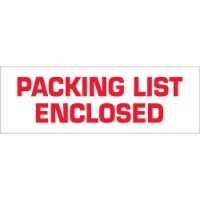 Tape Logic Pre-Printed Carton Sealing Tape  Packing List Enclosed  2.2 Mil 2  x T901P03