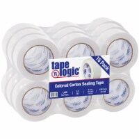 Tape Logic Carton Sealing Tape 2.2 Mil 2  x 110 yds. White 18/Case T90222W18PK