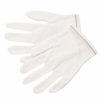 Box Partners GLV1053XL Mens Nylon Inspection Gloves 40 Denier, White - Extra Large - 12 Pairs