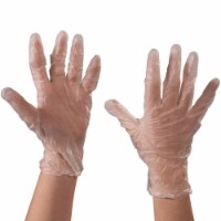 Box Partners GLV2041XL Clear Vinyl Gloves - 3 Mil - Powder Free - Extra Large - Case of 100
