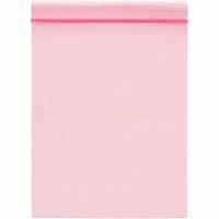 Box Partners Anti-Static 2 Mil Reclosable Poly Bags 6  x 9  Pink 1000/Case PBAS725
