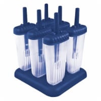 Tovolo Groovy Popsicle Molds - Blueberry Perspective: Main