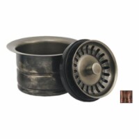 Whitehaus Collection WH202-MB Waste disposer trim for deep fireclay sink applications- Mahoga Perspective: Main