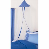 One Grace Place 10-18b033 Simplicity Blue Canopy Mesh