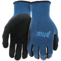 MUD® Bamboo Grip Gardening Gloves - Cadel Blue Perspective: Main