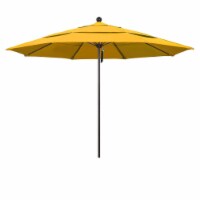 California Umbrella ALTO118117-SA57-DWV 11 ft. Fiberglass Pulley Open Double Vents Market Umb