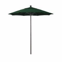 California Umbrella Venture 7.5' Bronze Market Umbrella in Green