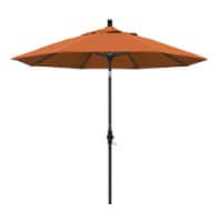 California Umbrella GSCU908117-SA17 9 ft. Aluminum Market Umbrella Collar Tilt - Bronze-Pacif
